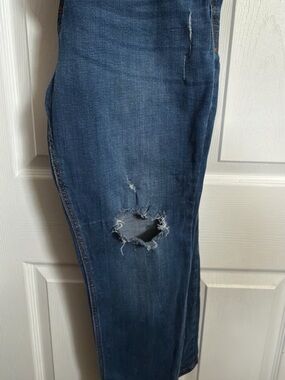 torrid Dark Blue Distressed Jeggings 16 short
